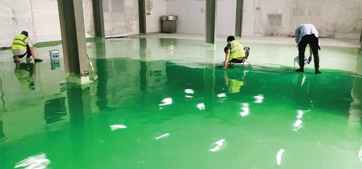 Thi công chống thấm sàn tầng hầm
